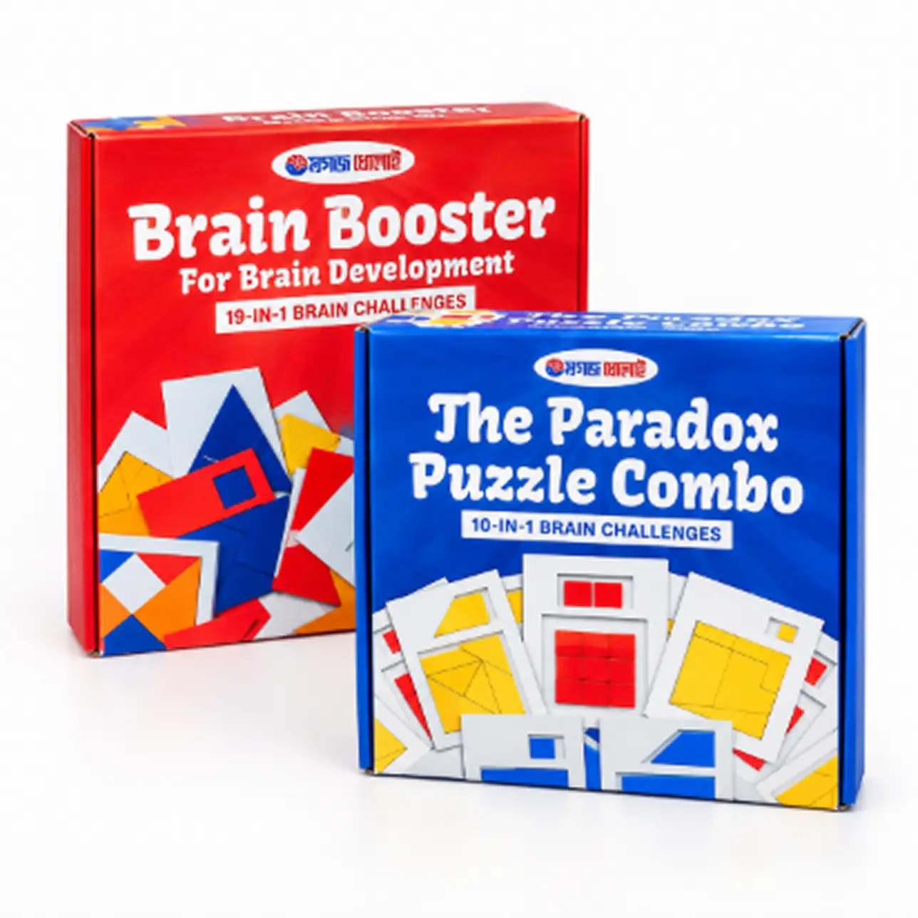 Brain Booster & Paradox Puzzle Combo (29 Puzzle Set)