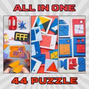 "All in One" Mystery Bundle Brain Booster & Paradox Puzzle Combo (44 puzzle set)